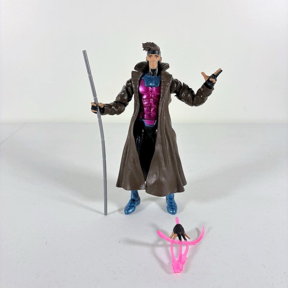 Marvel Legends Gambit Action Figure 2010 Almost Complete